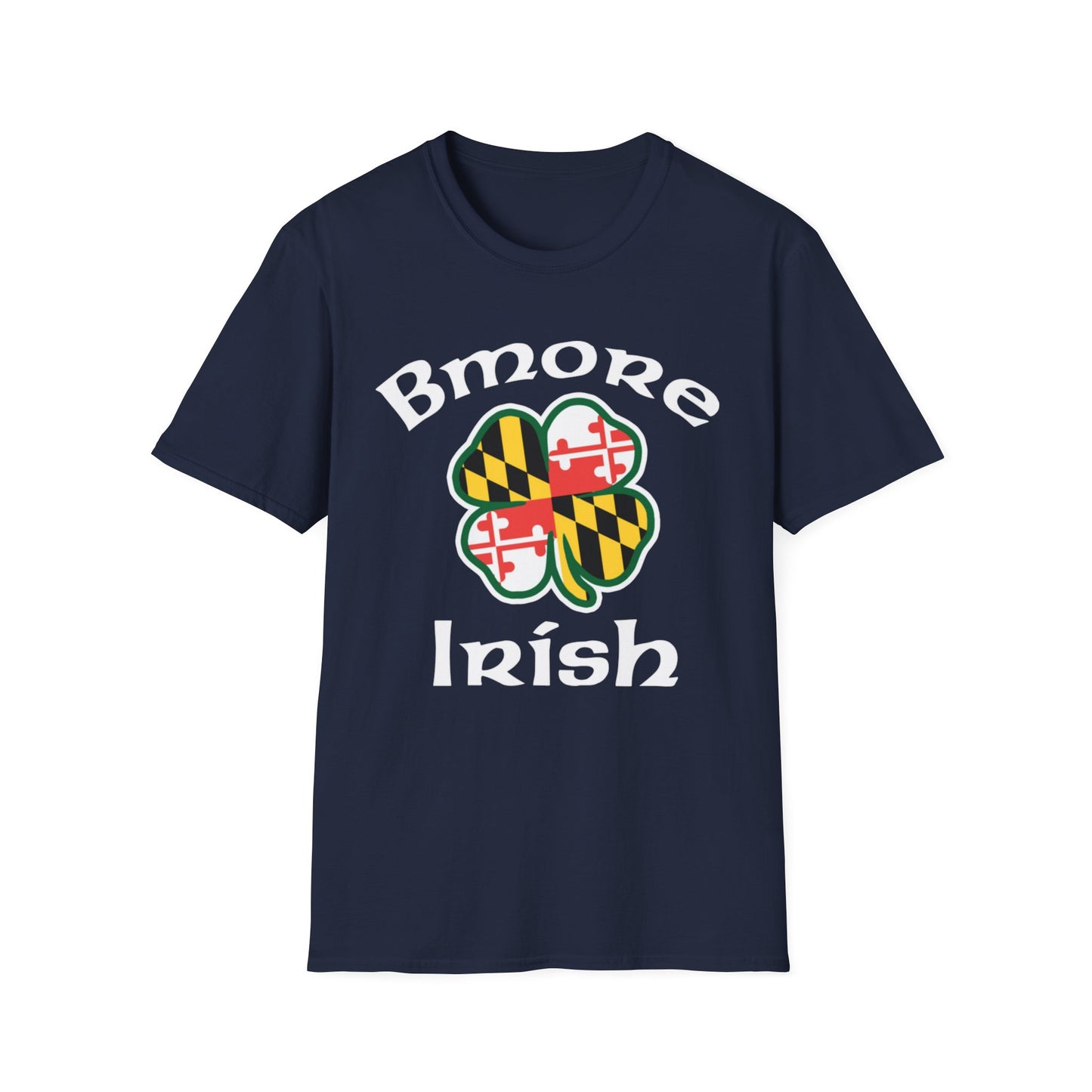 Unisex T-Shirt Baltimore Irish Shamrock Design