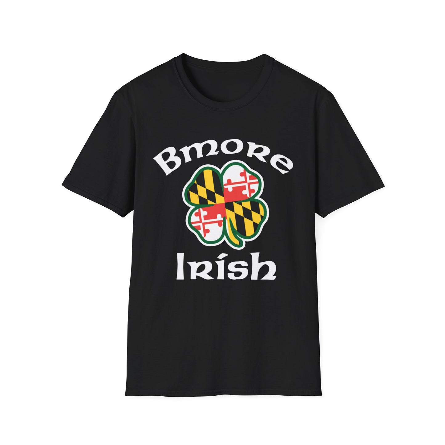 Unisex T-Shirt Baltimore Irish Shamrock Design