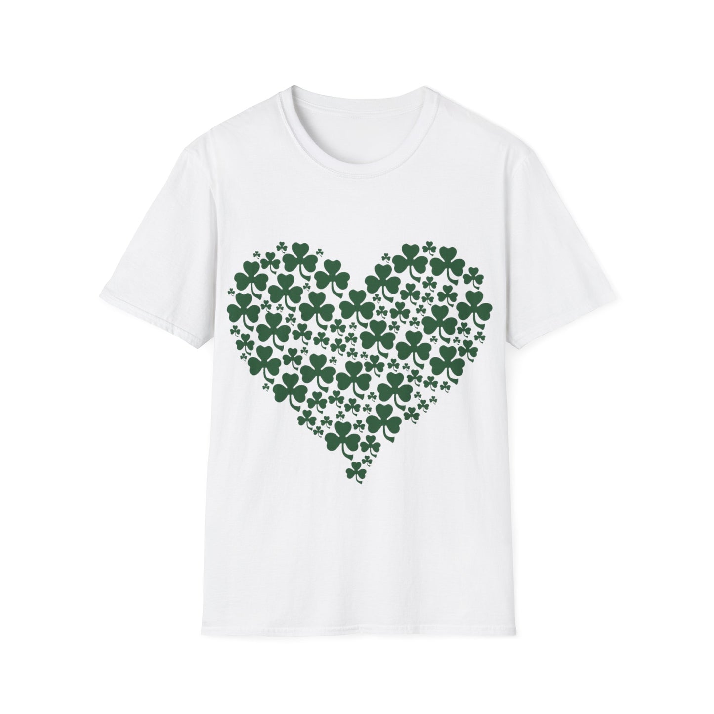 Classic Cute Heart of Shamrocks