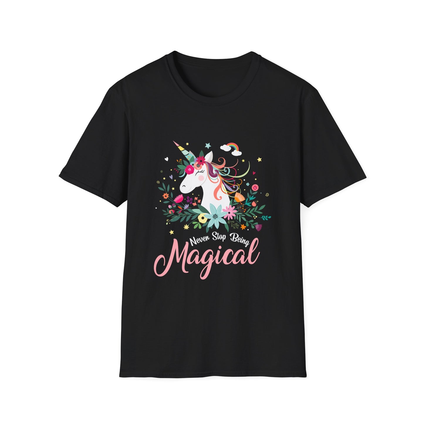 Unisex Softstyle T-Shirt National Unicorn Day Celebration Tee
