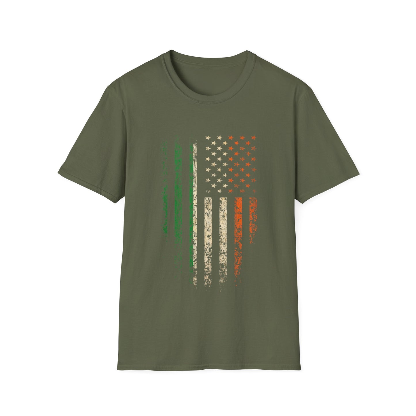 Unisex T-Shirt - American Irish Flag Design