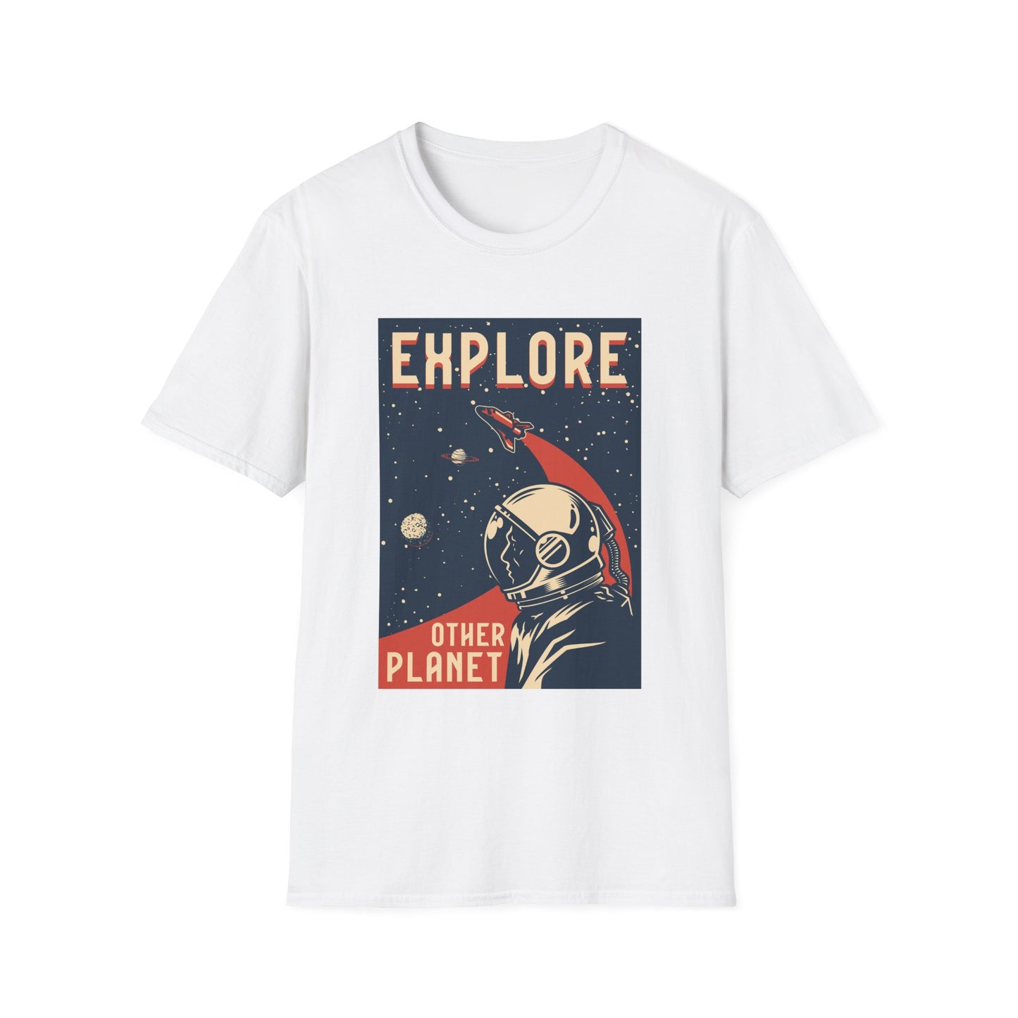 Unisex T-Shirt Explore Other Planet Sci-Fi Graphic Tee