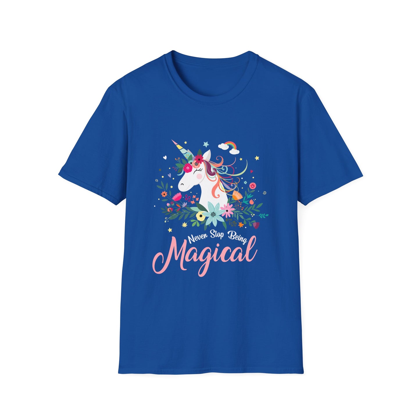 Unisex Softstyle T-Shirt National Unicorn Day Celebration Tee