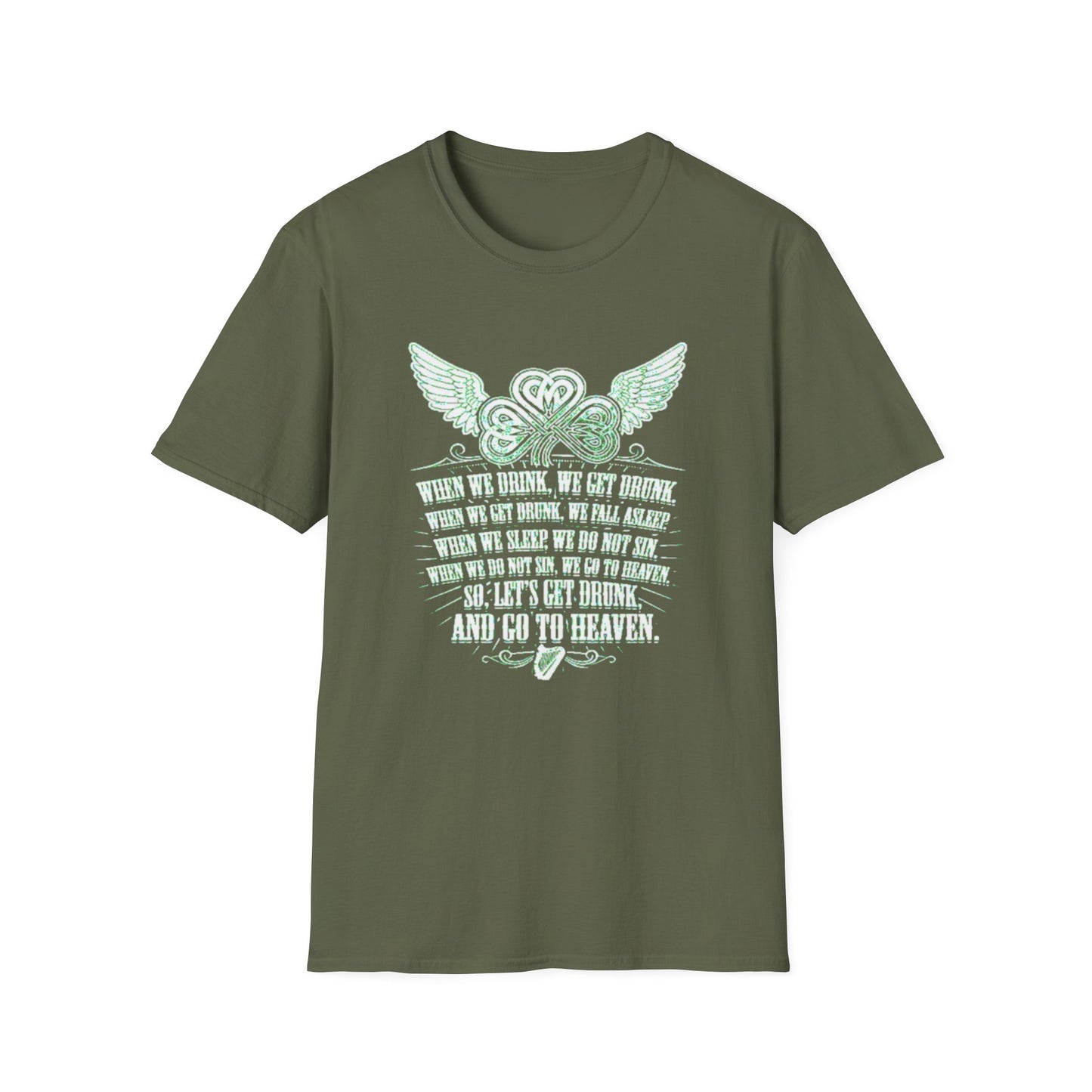 Unisex T-Shirt American Irish Roots Toast Design