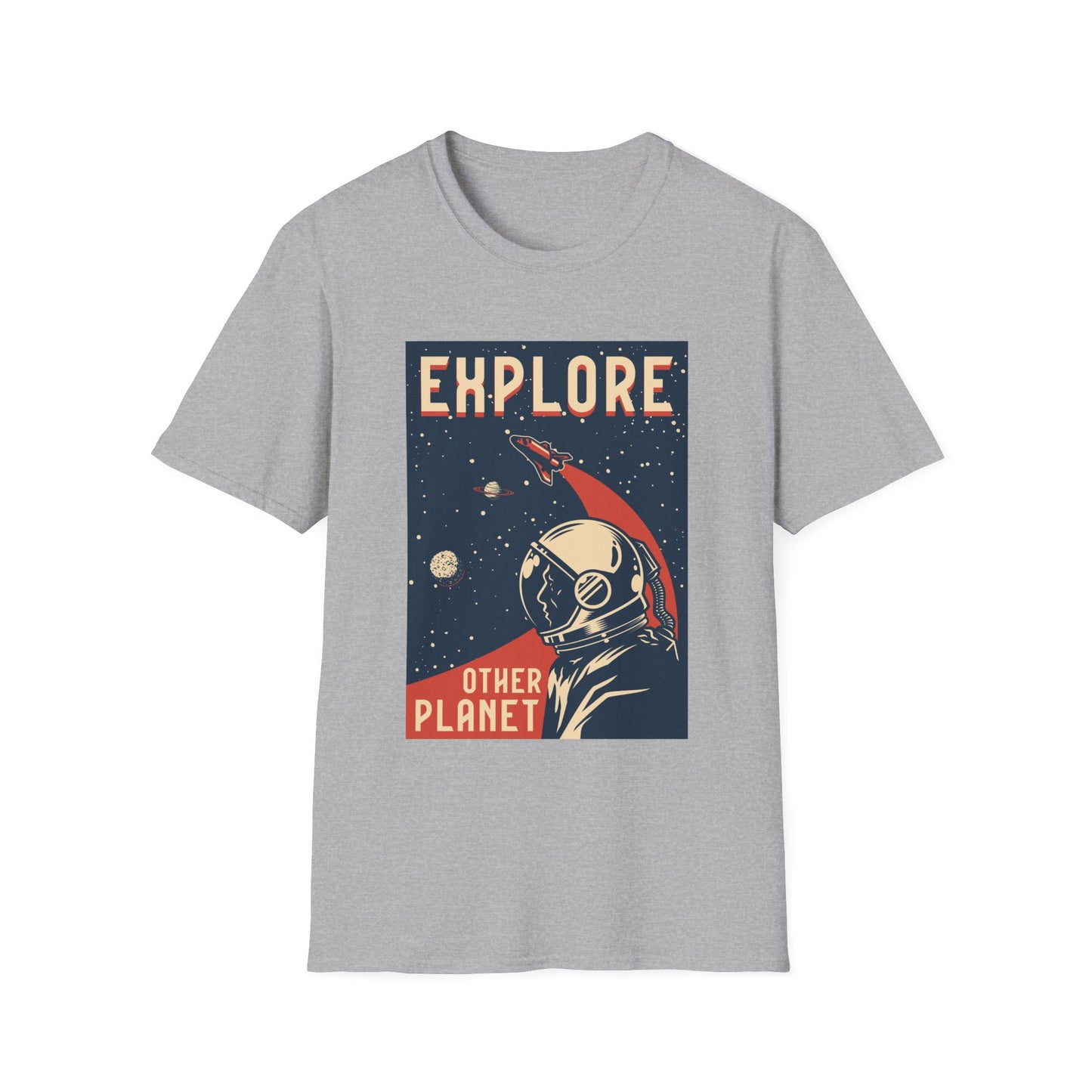 Unisex T-Shirt Explore Other Planet Sci-Fi Graphic Tee