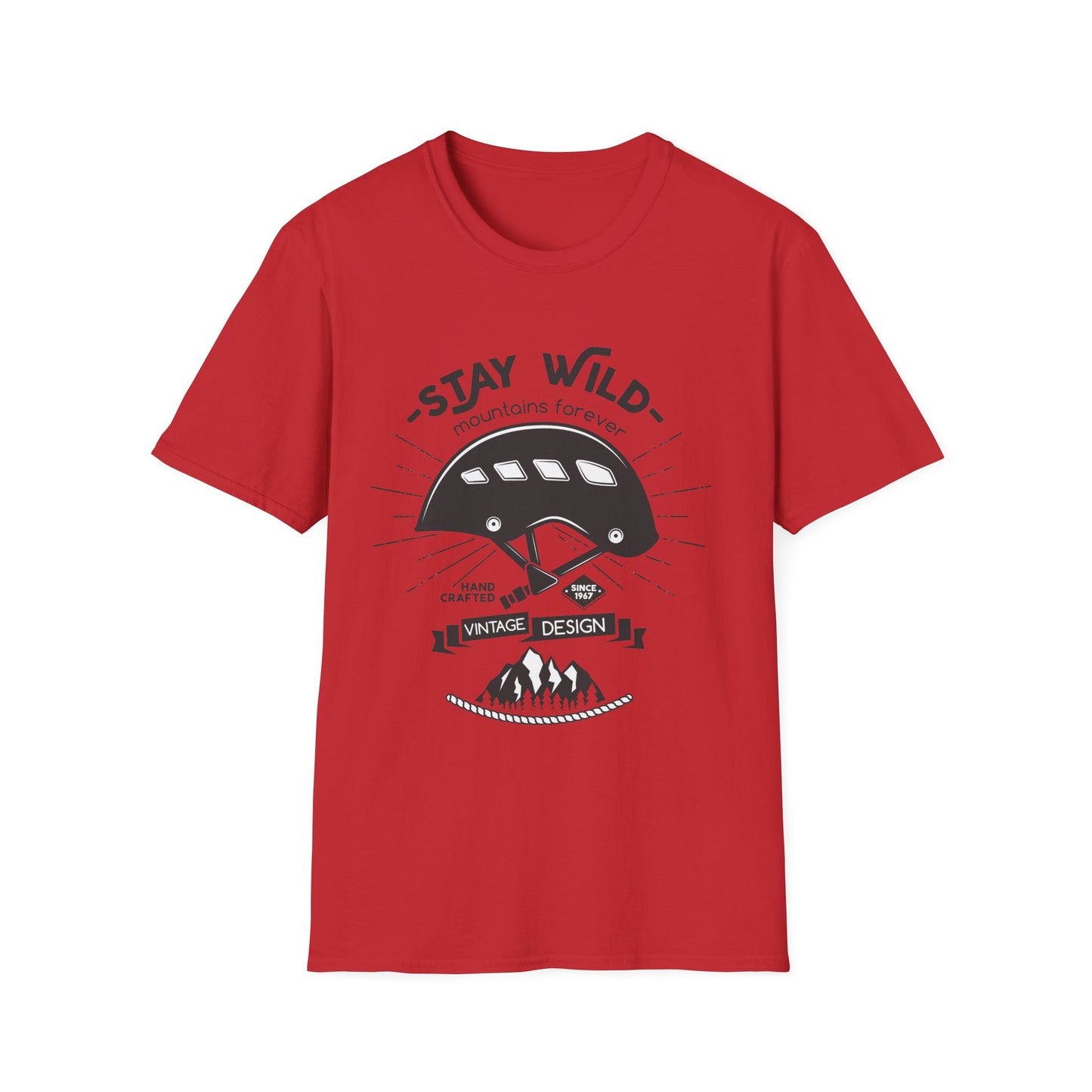 Stay Wild T-Shirt - Unisex Softstyle Tee for Nature Lovers