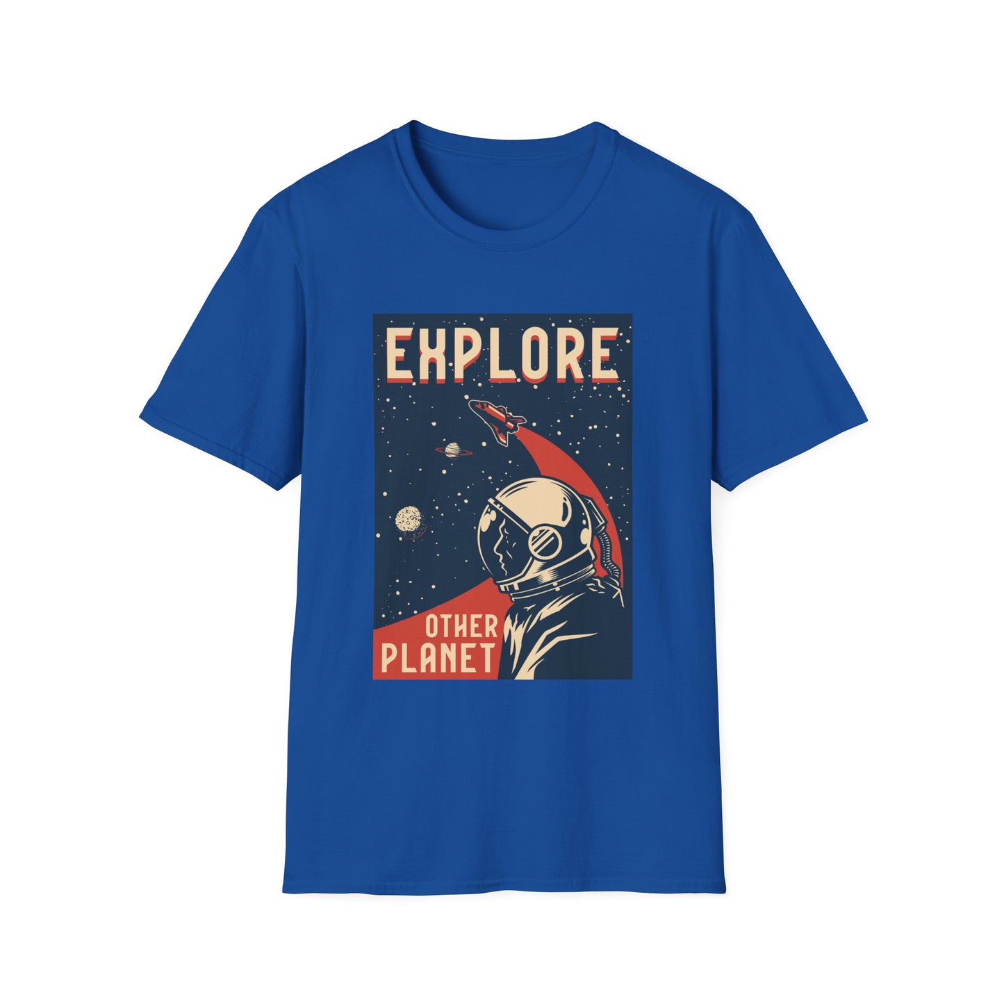 Unisex T-Shirt Explore Other Planet Sci-Fi Graphic Tee