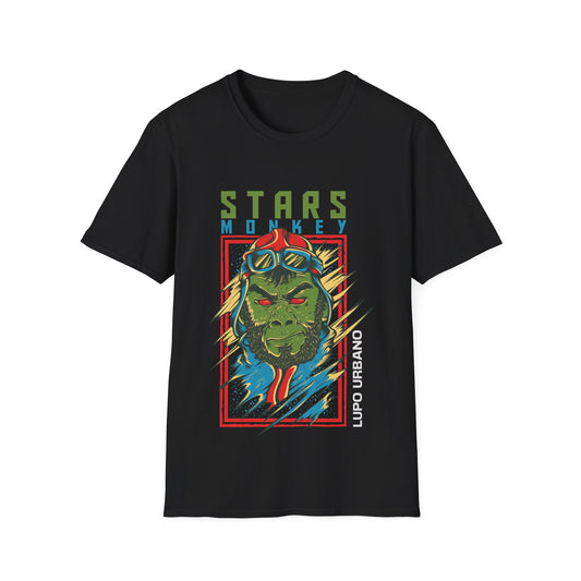 Star Monkey T-Shirt by Lupo Urbano
