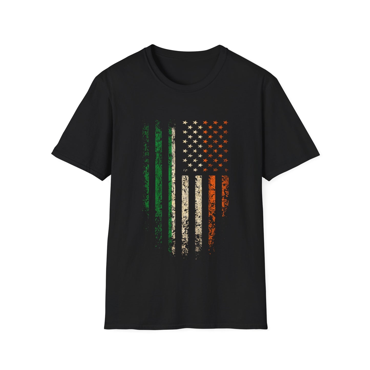Unisex T-Shirt - American Irish Flag Design