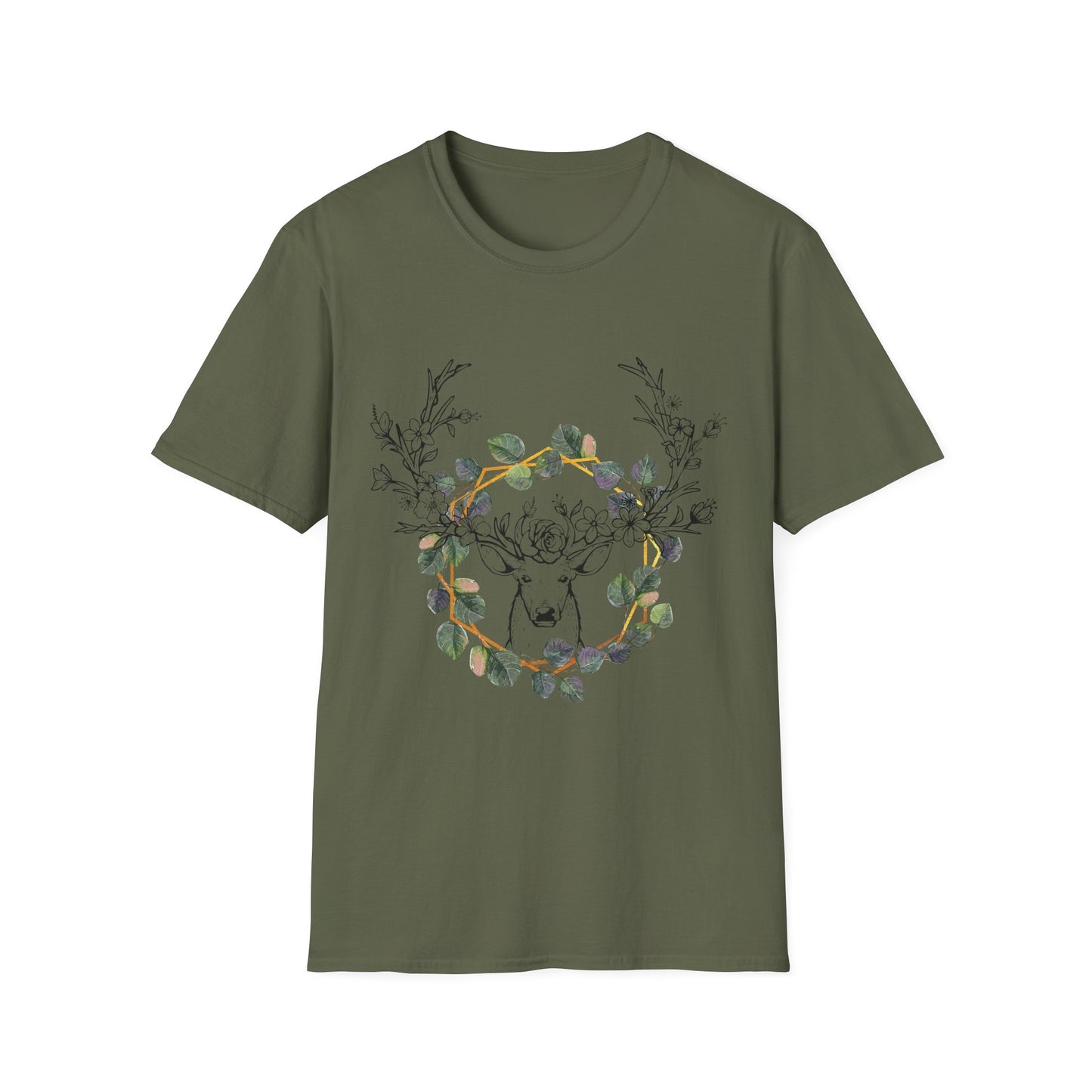 Horns Graphic Tee | Unisex Softstyle T-Shirt