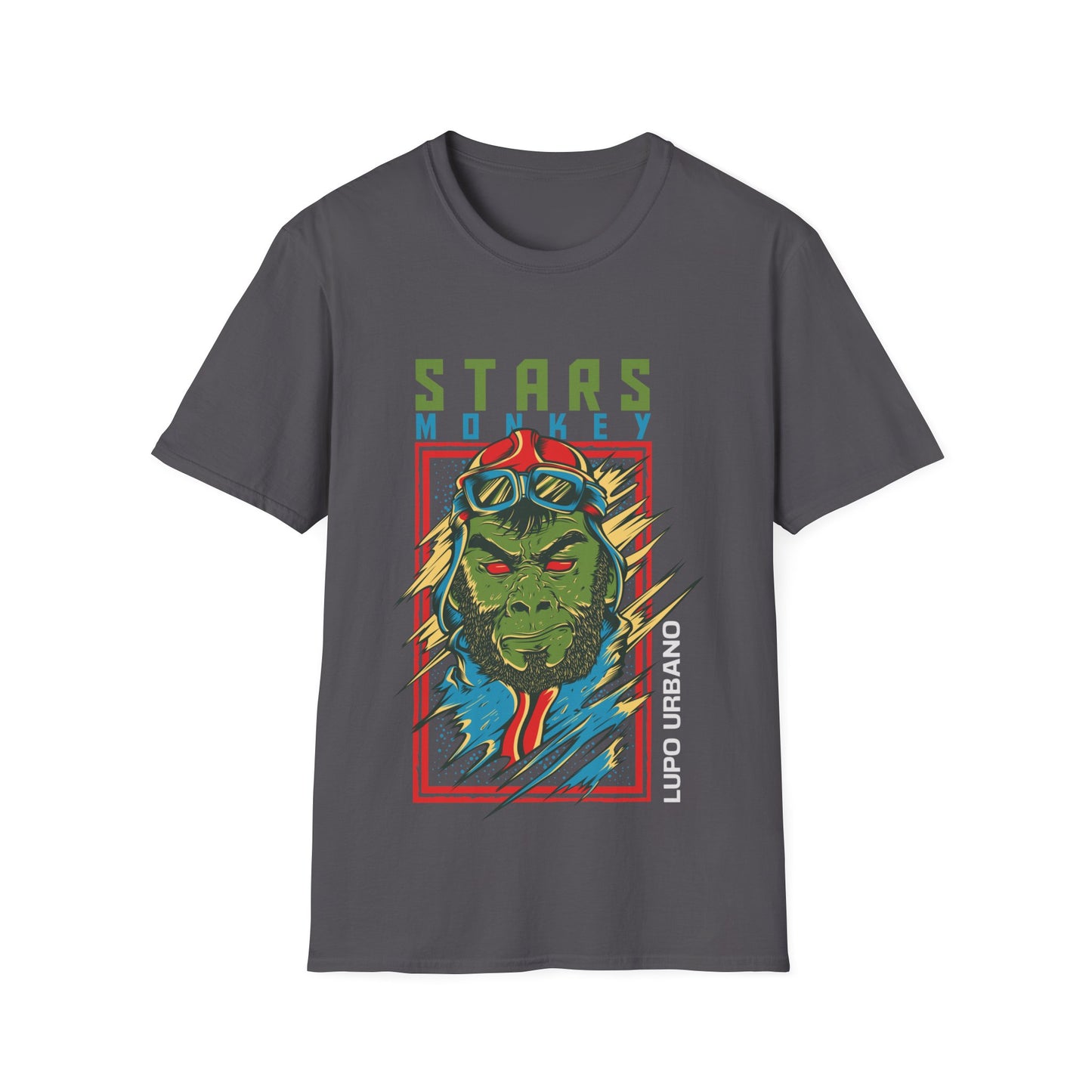 Star Monkey T-Shirt by Lupo Urbano