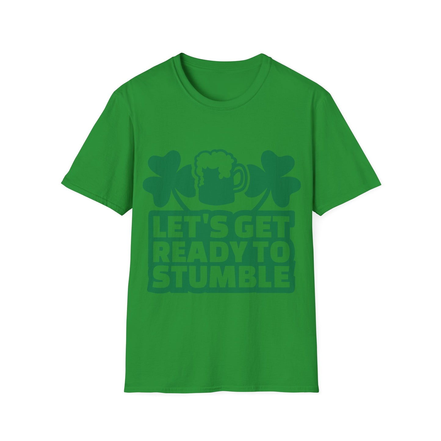 Funny Drinking Unisex T-Shirt - Lets Get Ready To Stumble