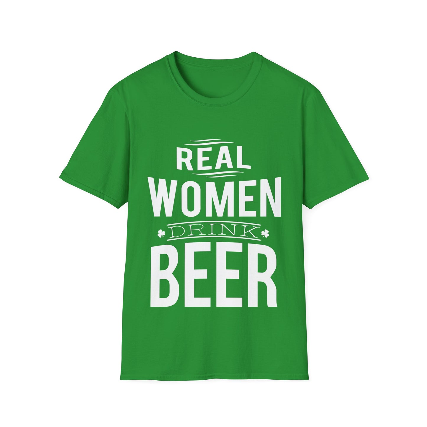 Beer Drinker Unisex T-Shirt - Real Woman Drink Beer