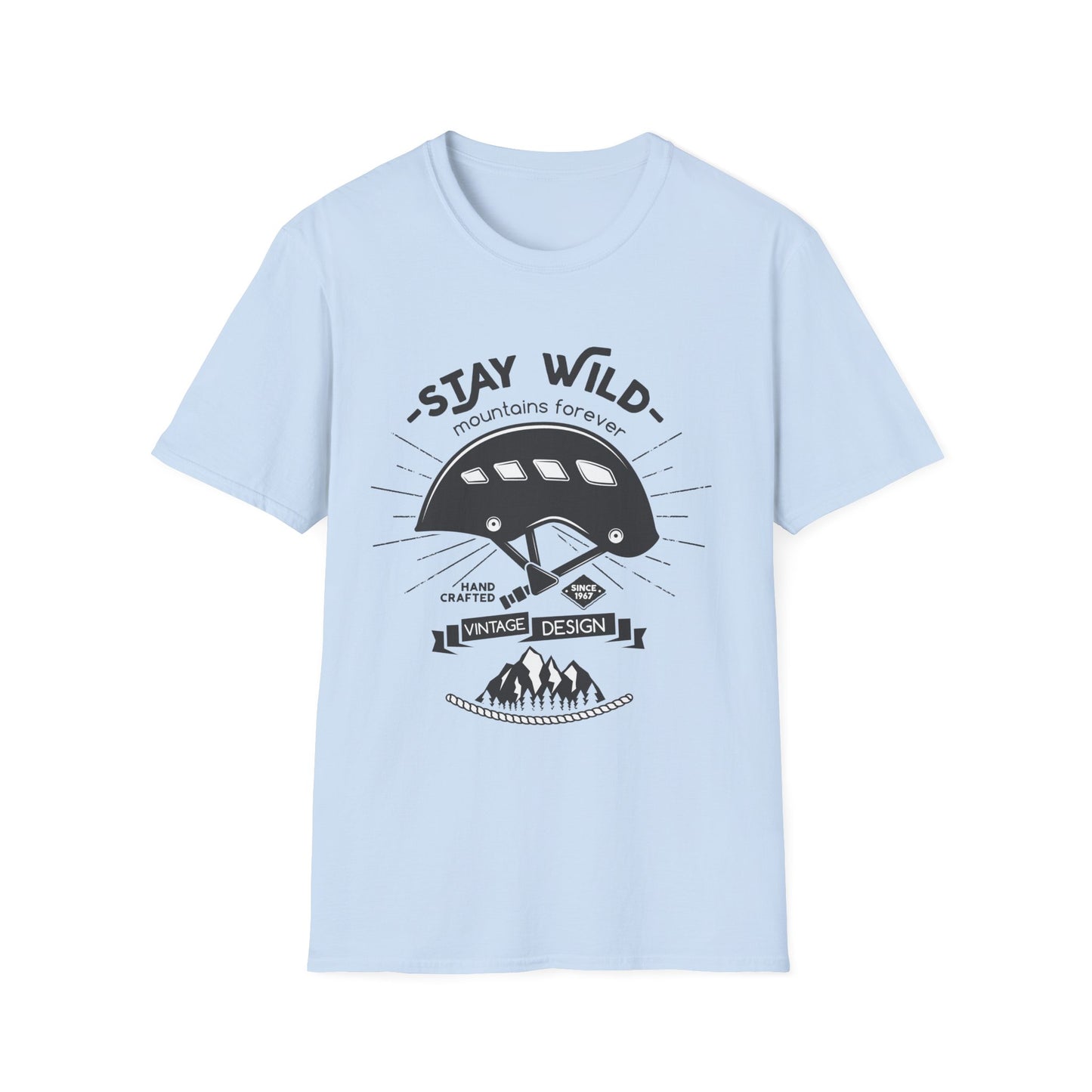 Stay Wild T-Shirt - Unisex Softstyle Tee for Nature Lovers