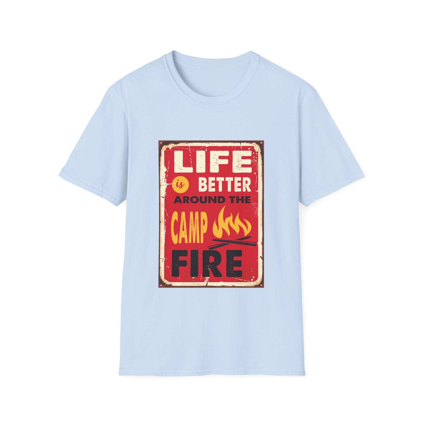 Camp Fire Unisex T-Shirt - Life's Better Design