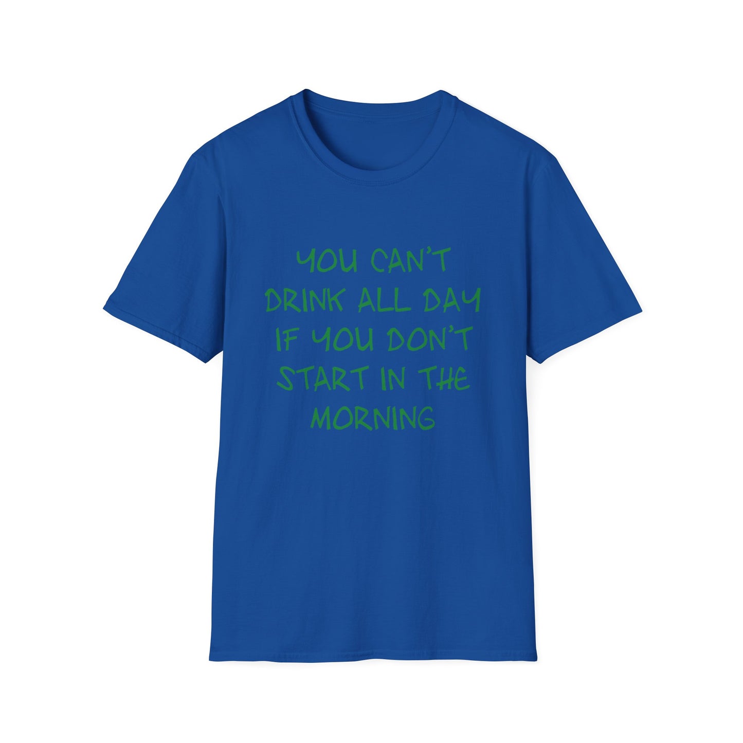 Drink All Day Unisex T-Shirt - Funny Drinking Tee for Party Lovers