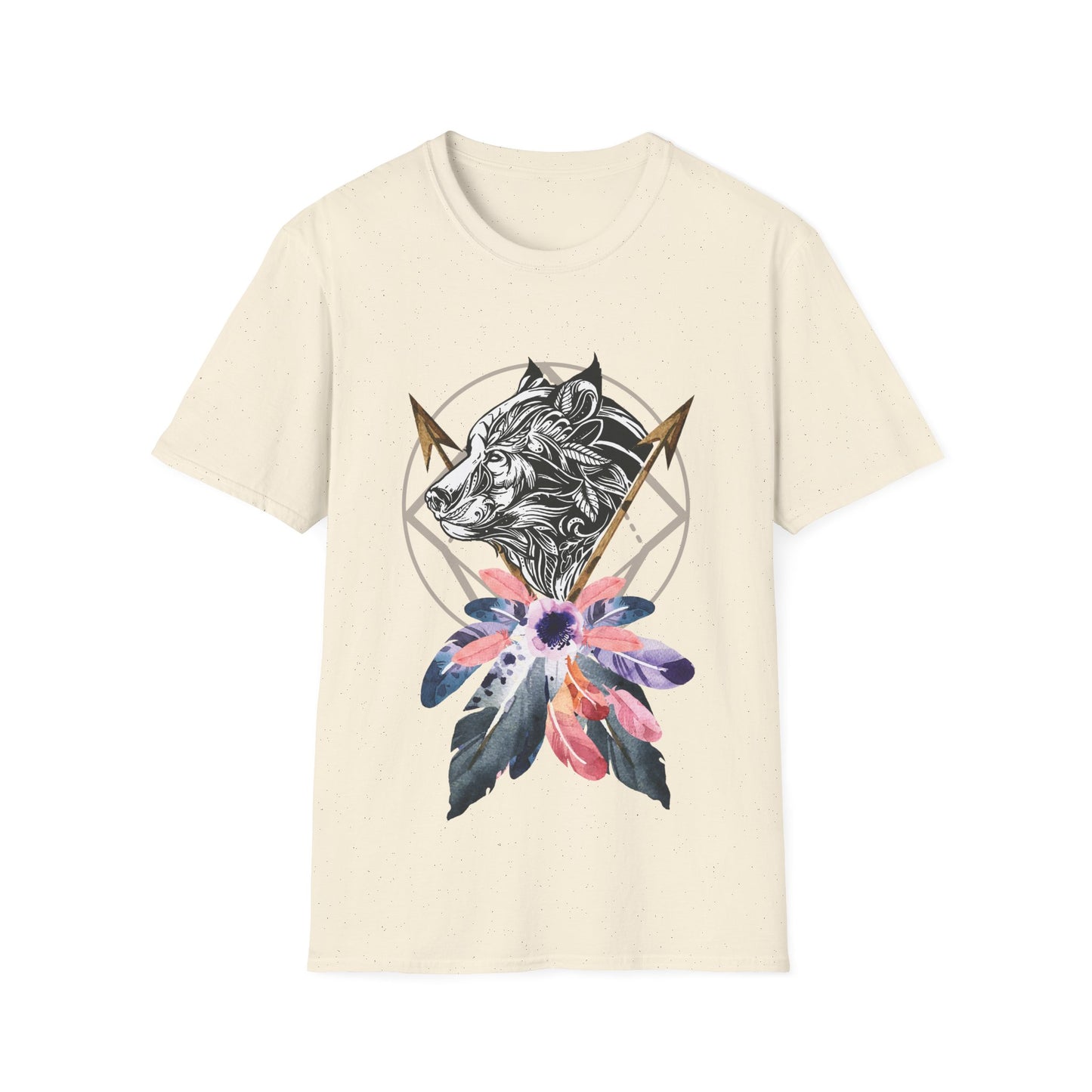 Wolf Catcher T-Shirt - Unisex Softstyle Tee for Wildlife Lovers