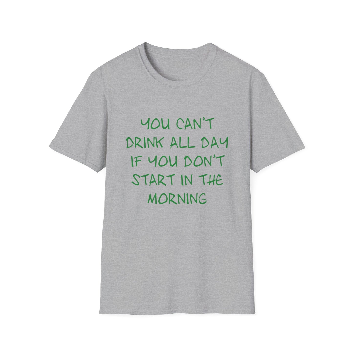 Drink All Day Unisex T-Shirt - Funny Drinking Tee for Party Lovers