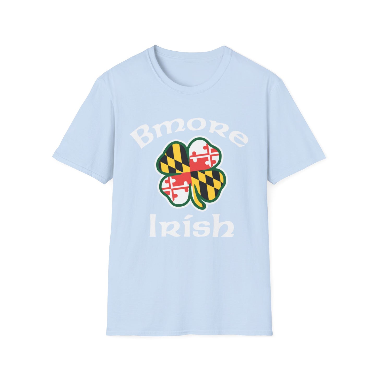 Unisex T-Shirt Baltimore Irish Shamrock Design