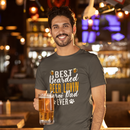 Bearded Corgi Dad T-Shirt