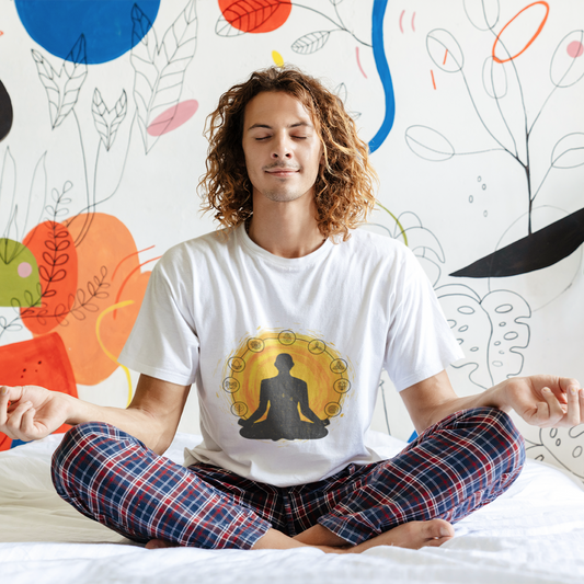 Yoga T-Shirt - Easy Yoga Pose