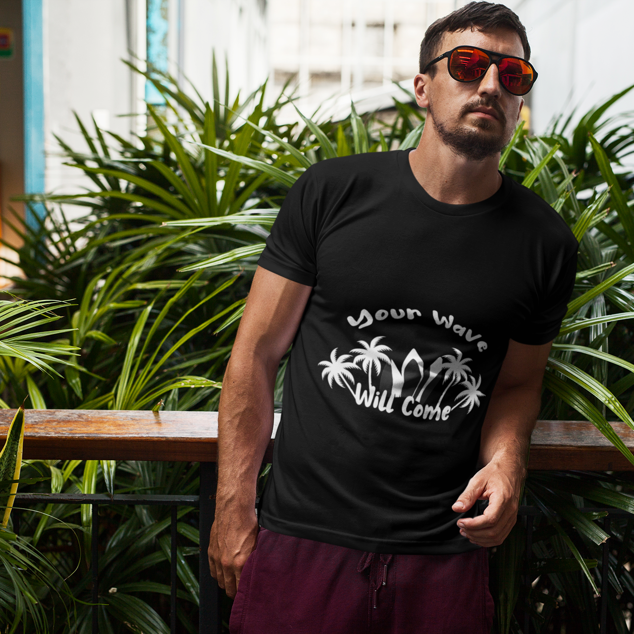 Wave Graphic Tee - Your Wave Will Come