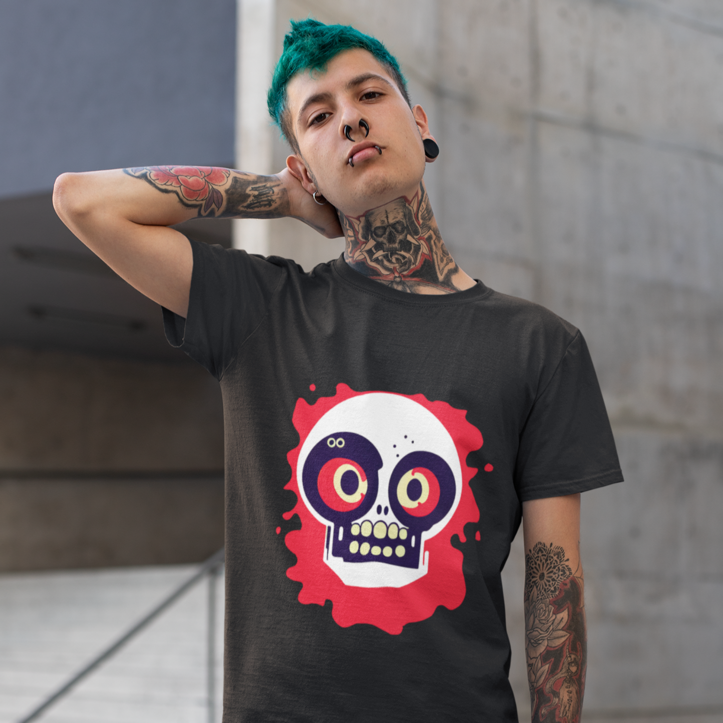 Skull Fireball Unisex T-Shirt
