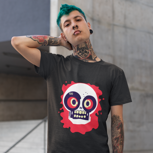 Skull Fireball Unisex T-Shirt