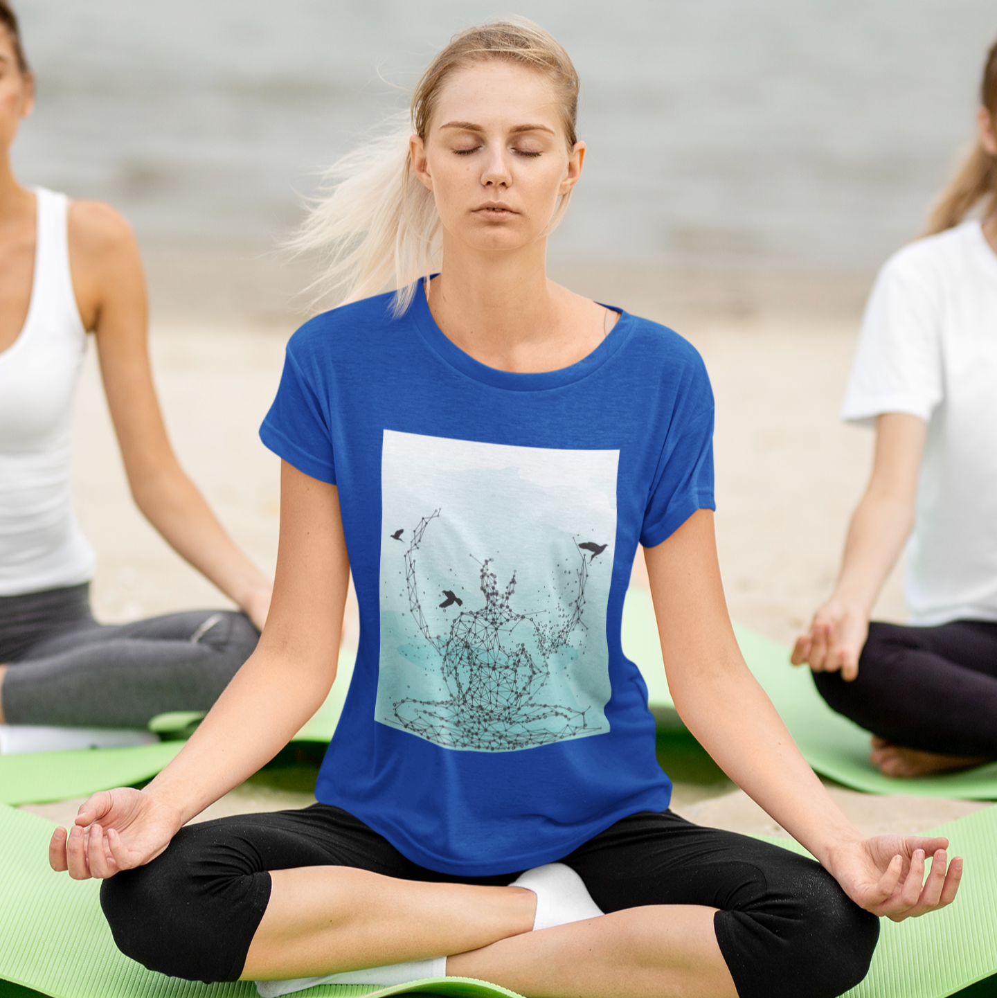 Yoga Pose Unisex T-Shirt - Easy Pose Design